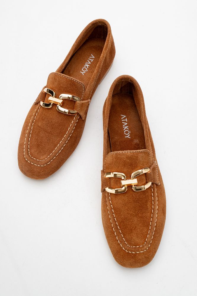 kadin-deri-tokali-loafer-TABA SUET-KYL252710-0090684_0